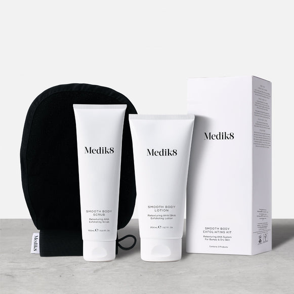 Smooth Body Exfoliating Kit - With Mit - With Carton - Grey Background-13